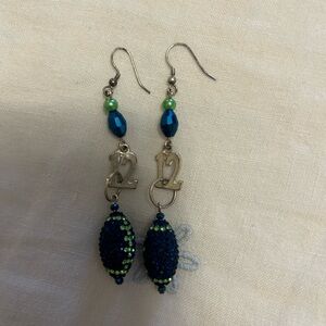 Seahawks 12th Man Handmade Earrings